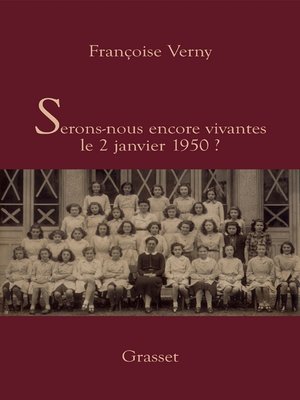 cover image of Serons-nous vivantes le 2 janvier 1950?